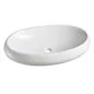 LAVABO DA APPOGGIO IN CERAMICA MODELLO LA67 CM 75 X 44 LINPHA