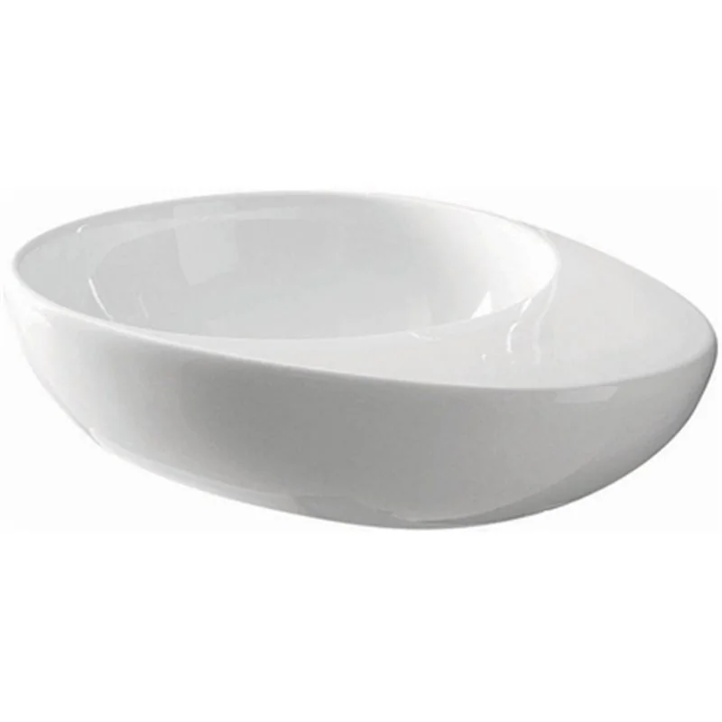 LAVABO DA APPOGGIO IN CERAMICA MODELLO JOKER EGG 55 X 39 LINPHA