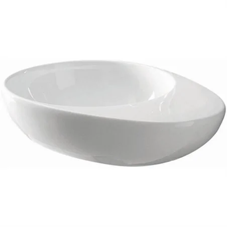 LAVABO DA APPOGGIO IN CERAMICA MODELLO JOKER EGG 55 X 39 LINPHA