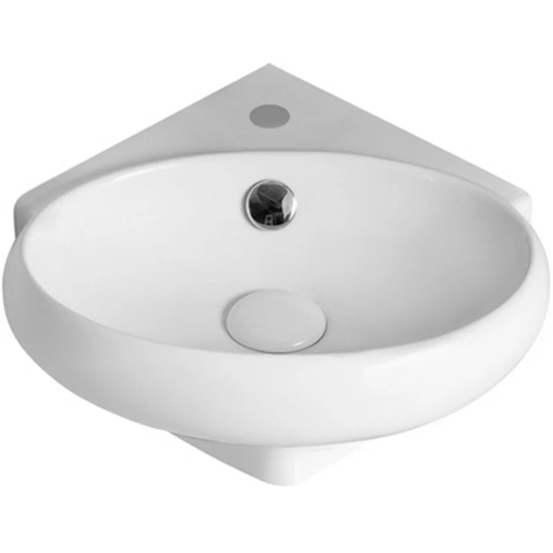 LAVABO AD ANGOLO IN CERAMICA MODELLO LN57 CM 38 X 36 LINPHA