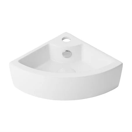 LAVABO AD ANGOLO IN CERAMICA MODELLO LN59 CM 43,5 X 31 LINPHA