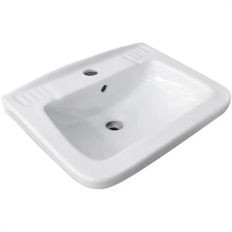 LAVABO A PARETE IN CERAMICA QUADRO CM 40 X 50 LINPHA