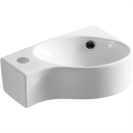 LAVABO A PARETE IN CERAMICA MODELLO LP91 CM 43 X 28 LINPHA