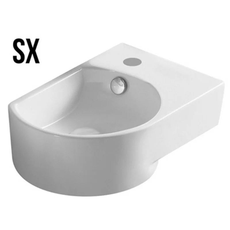 LAVABO A PARETE IN CERAMICA MODELLO LP92 CM 40.5 X 27 LINPHA