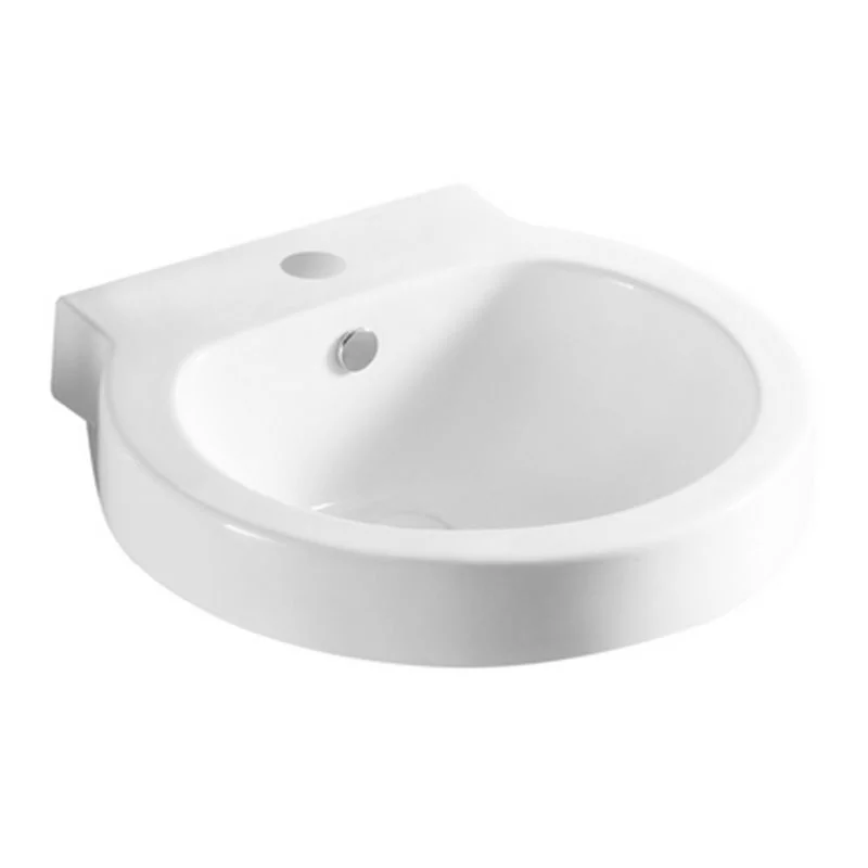 LAVABO A PARETE IN CERAMICA MODELLO LP93 CM 51.5 X 49.5 LINPHA