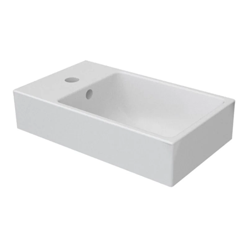 LAVABO A PARETE IN CERAMICA MODELLO LP94 CM 45 X 26 LINPHA