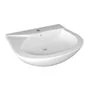 LAVABO SEMINCASSO IN PORCELLANA MODELLO LIWA CM 64 X 54 RAK