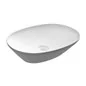 LAVABO IN PORCELLANA DA APPOGGIO OVALE (SENZA FORO) VARIANT 50 X 36 CM RAK