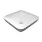 LAVABO IN PORCELLANA DA INCASSO QUADRATO SENZA FORO VARIANT 36 X 36 CM RAK