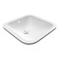 LAVABO IN PORCELLANA SOTTOPIANO QUADRATO VARIANT 41 X 41 CM RAK