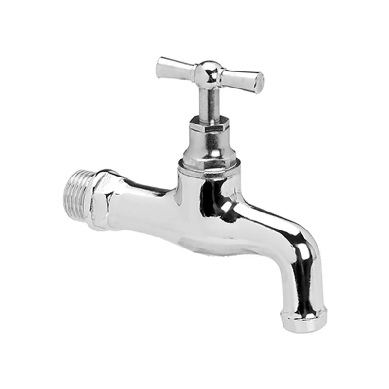 RUBINETTO A VITONE IN OTTONE CROMATO