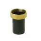 CODOLO DRITTO CON DADO IN OTTONE