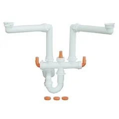 SIFONE SALVASPAZIO PER LAVELLI A 2 VIE LIRA