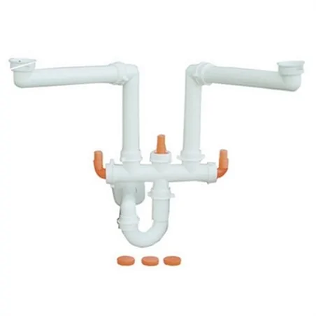 SIFONE SALVASPAZIO PER LAVELLI A 2 VIE LIRA