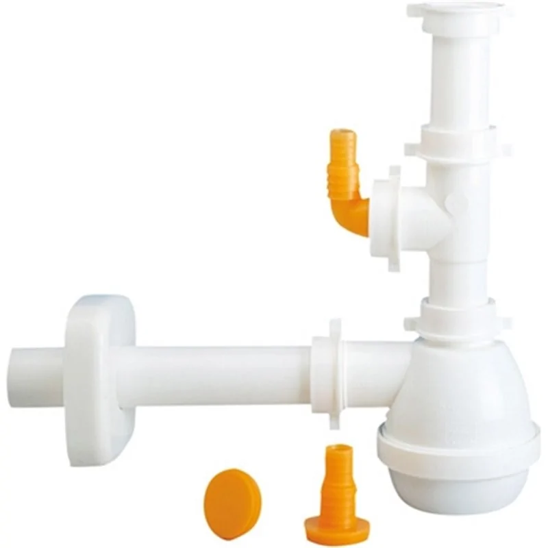 SIFONE TIPO "M" PER LAVELLI AD 1 VIA CON ATTACCO LAVASTOVIGLIE