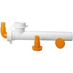 RACCORDO 2 VIE Ø40 CON ATTACCO LAVATRICI E LAVASTOVIGLIE 230MM