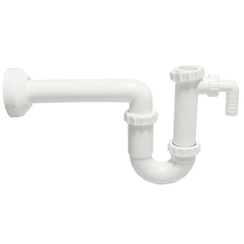 SIFONE PER LAVELLO 1 VIA CON ATTACCO LAVATRICE