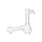 SIFONE PVC 1 VIA SENZA PILETTA E SCARICO LAVATRICE