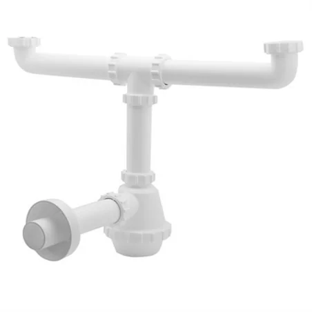 SIFONE PVC 2 VIE SENZA PILETTA