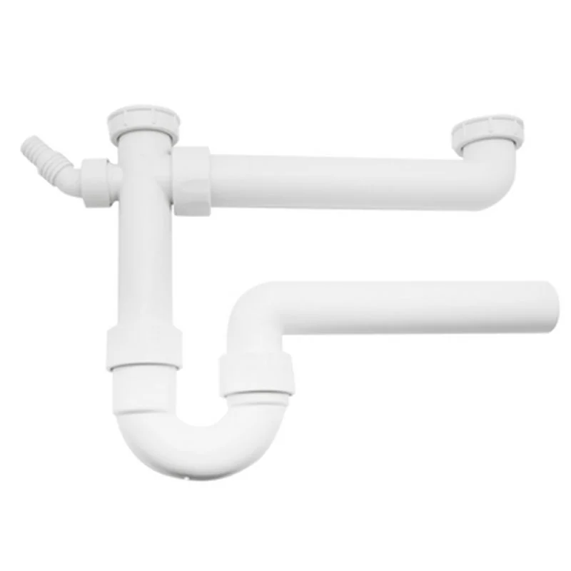 SIFONE PER LAVELLO A DUE BACINELLE