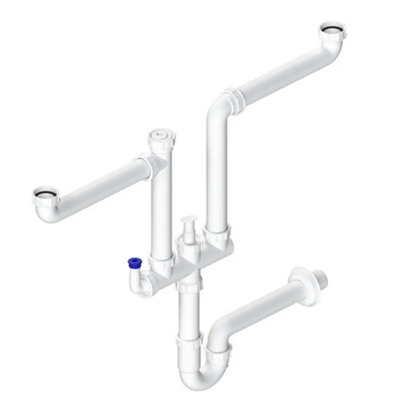 SIFONE SALVASPAZIO A 2 VIE CON ATTACCO LAVASTOVIGLIE