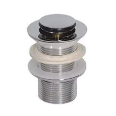 PILETTA OTTONE PER LAVABO CLICK-CLACK SENZA TROPPO PIENO