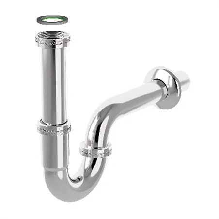 SIFONE A P IN ACCIAIO TUBULAR INOX