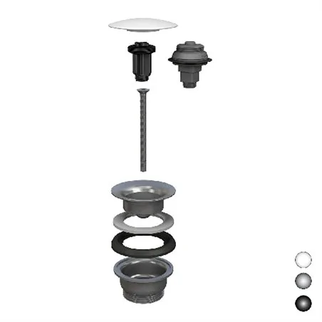 PILETTA A SCATTO PER LAVABO E BIDET MANITAPI