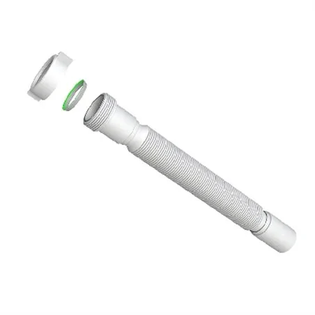 TUBO FLESSIBILE ED ESTENSIBILE C/GHIERA PLASTICA