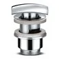 PILETTA LAVABO CLICK-CLACK TAPPO QUADRO CON TROPPO PIENO