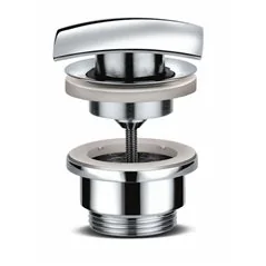 PILETTA LAVABO CLICK-CLACK TAPPO QUADRO LUX