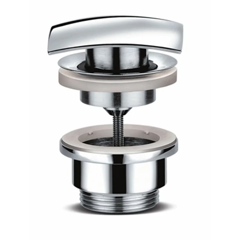 PILETTA LAVABO CLICK-CLACK TAPPO QUADRO LUX