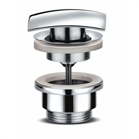 PILETTA LAVABO CLICK-CLACK TAPPO QUADRO LUX