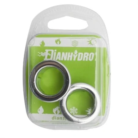 GHIERE DI RICAMBIO PER TROPPO PIENO IN ABS CROMO BLISTER 2 PZ