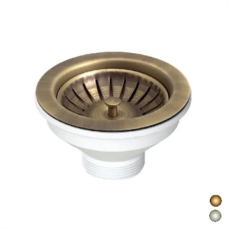 PILETTA 114 MM PER LAVELLO CON FORO 90 MM