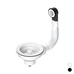 PILETTA 114 MM PER LAVELLO CON FORO 90 MM COLOR