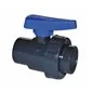 VALVOLA A SFERA MONOGHIERA IN PVC CON FILETTO FF SERIE 2F
