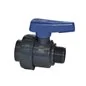 VALVOLA A SFERA MONOGHIERA IN PVC CON FILETTO FF SERIE 2F