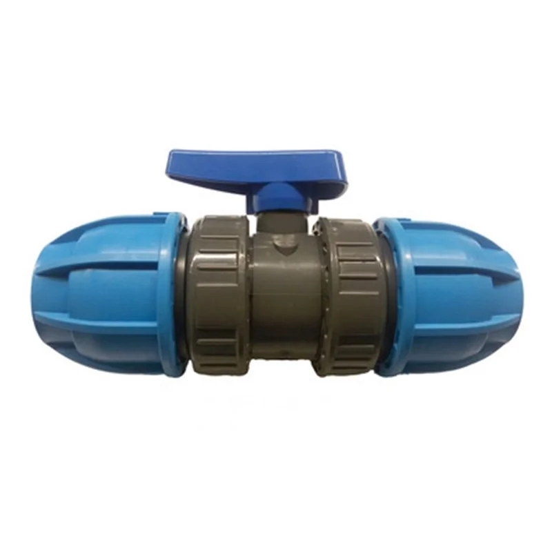 VALVOLA A SFERA BIGHIERA CON DOPPIO GIUNTO