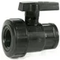 VALVOLA A SFERA MONOGHIERA IN PVC CON FILETTO FF SERIE 3F