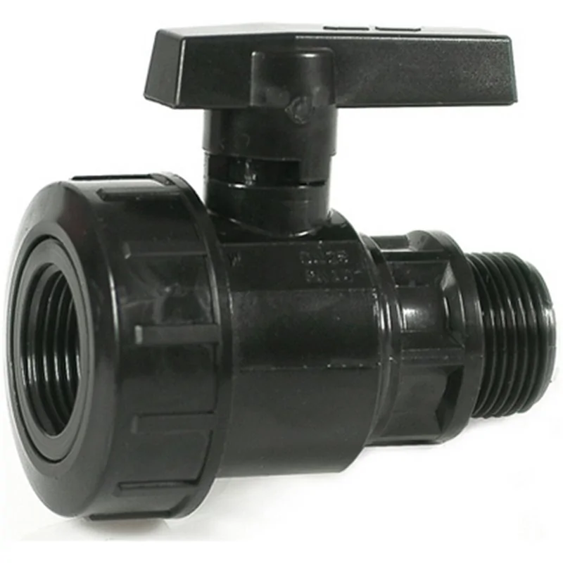 VALVOLA A SFERA MONOGHIERA IN PVC CON FILETTO MF SERIE 3F