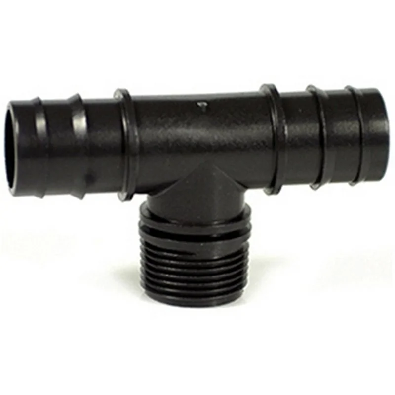 T FILETTATA MASCHIO PER TUBO IRRIGAZIONE