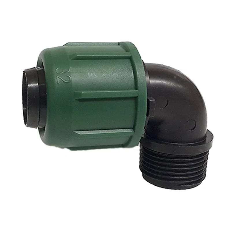 GOMITO FILETTATO MASCHIO PER TUBO IRRIGAZIONE