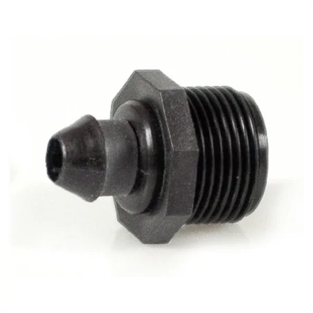 DERIVAZIONE CON GOMMINO FILETTATA MASCHIO PER TUBI PE