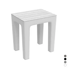 SGABELLO POLIPROPILENE EFFETTO LEGNO WOODY