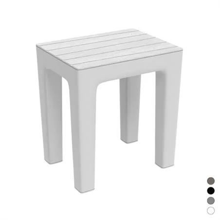 SGABELLO POLIPROPILENE EFFETTO LEGNO WOODY