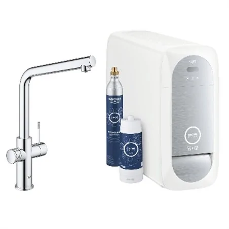 BLUE HOME MISCELATORE PER LAVELLO CON SISTEMA FILTRANTE ACQUA GROHE