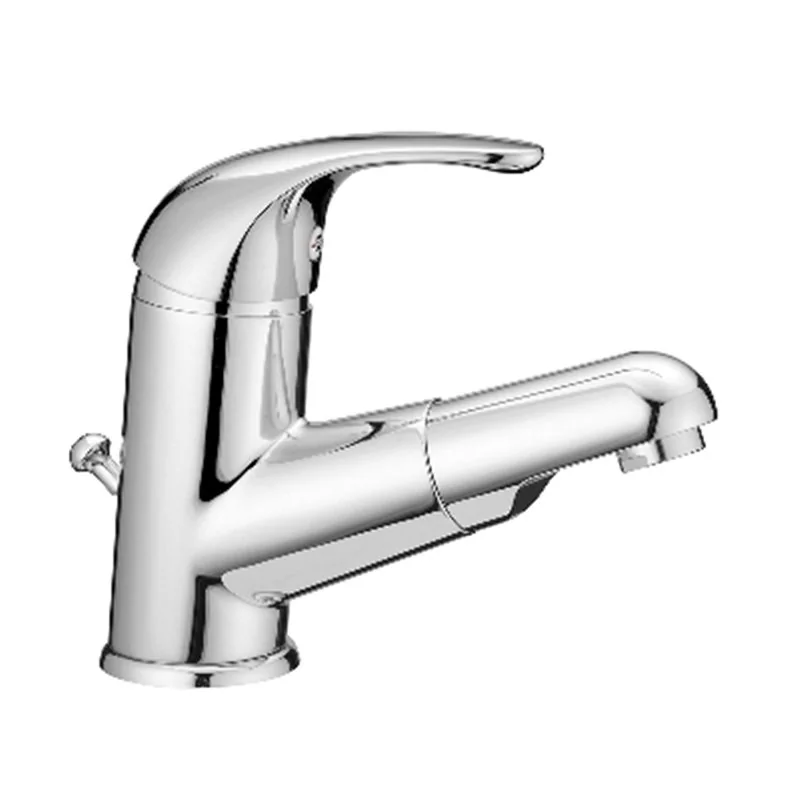 MONOCOMANDO LAVABO CON DOCCETTA ESTRAIBILE PORTA E BINI