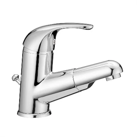 MONOCOMANDO LAVABO CON DOCCETTA ESTRAIBILE PORTA E BINI