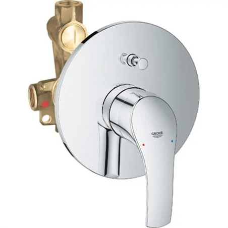EUROSMART MISCELATORE MONOCOMANDO INCASSO DOCCIA CON DEVIATORE GROHE